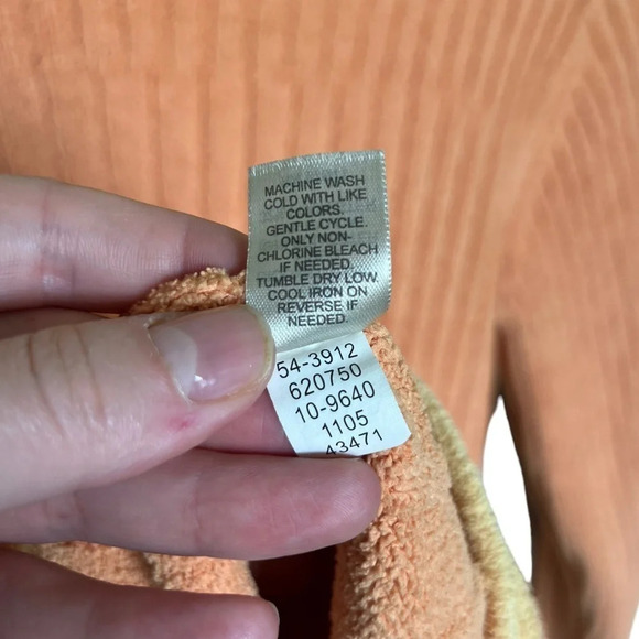 J. Jill • Orange Chenille Soft Ribbed Turtleneck Sweater - Picture 7 of 7